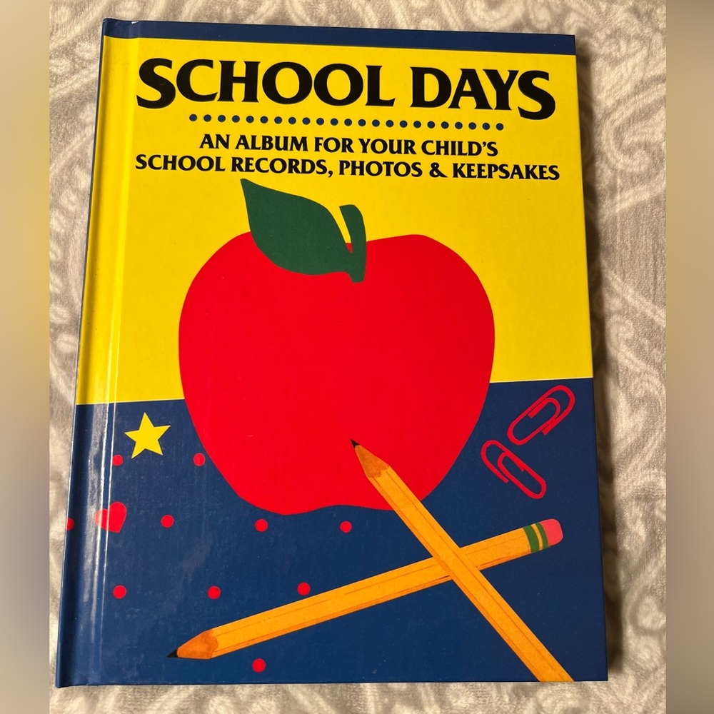 School Days ~ Keepsake Book For Your Child